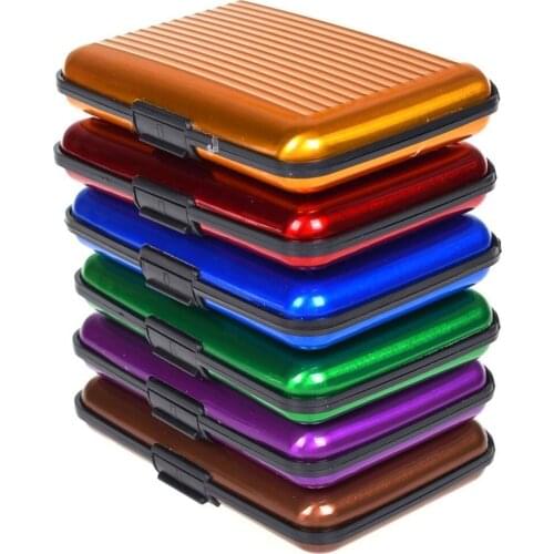 Aluminum Card Wallet, Black Card Holder Wallet