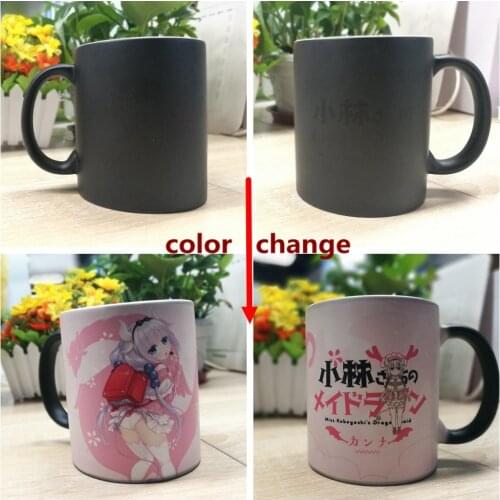 Anime JK Kobayashi-san Chi No Maid Dragon KannaKamui Cosplay Color Change Mug Kanna Kamui Girl Daily Drink Cup