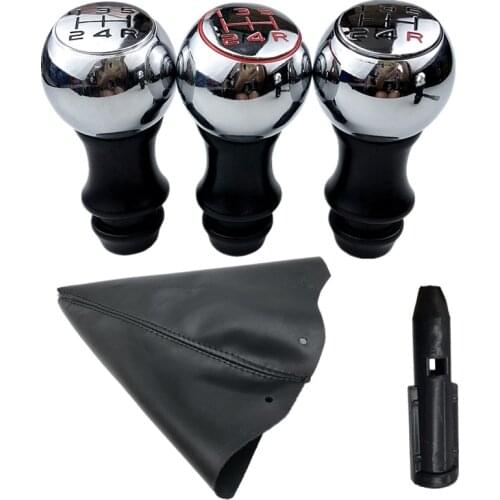 Car Matte Chrome Gear Shift Knob Lever Shifter Stick Pen Cover Skin Case For Peugeot 106 1007 206 107 306 307 308 2008 301 3008