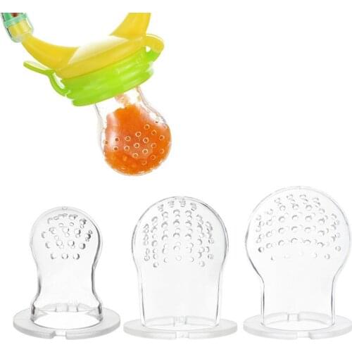 Baby Soft Silicone Pacifier Bottle Fresh Food Nibbler Kids Fruit Feeder Nipple bite baby pacifier food bite bag baby pacifier