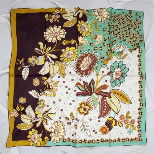 ELEGANT HANDMADE BRAND 100%Twill Silk Scarf