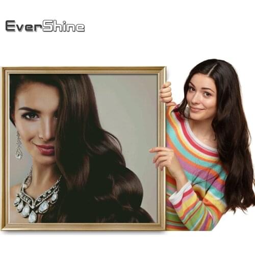 EverShine Photo Custom Diamond Painting Cross Stitch Diamond Embroidery Sale Full Display Picture Of Rhinestone Mosaic Kit Decor