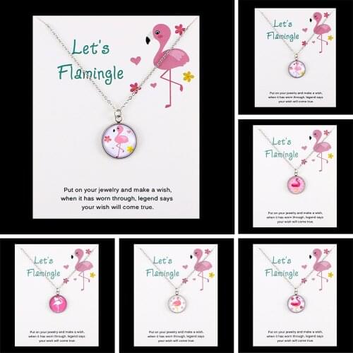 Hot Sale Big Sister Middle Little Sisters Friendship Statement Unicorn Bees Bee Honeybee Flamingo Necklaces for Women