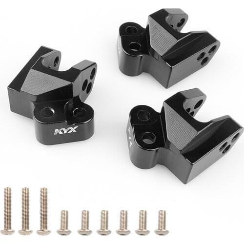 KYX CNC Alloy Aluminum Tie Rod Linkage Skid Plate Link Mount for Axial AXI03007 SCX10-III Jeep
