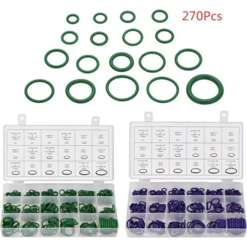 Dropshipping 270Pcs New High Quality O Ring Seals Multifunction Assortment Kit Car A/C System Air Conditioning Reparing Tool