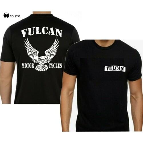 Motorcycle Vn1700 Vulcan Nomad Voyager Black T-Shirt Eagle Men 2019 Summer O-Neck Fashion Cheap Custom Printing T Shirts