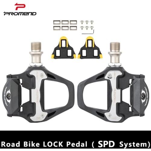 PROMEDN New Road Bike Self-Locking Pedals Ultralight nylon 260g 2 Sealed Bearing Pedal For SHIMANO SPD-SL system Road Bike Part