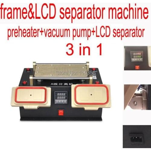 New 3 In 1 A Frame Separator Machine +Lcd Extraction Machine With Hot Plate+Lcd Removal Machine For Samsung S5 S4 S3 note3