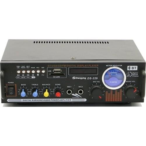 Bluetooth Power Amplifier Hifi Stereo Audio Class D Amp Bass Treble For Speakers,2 Or 4 Channel Stage Power Amplifier