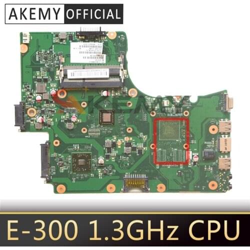 V000225210 Laptop Motherboard for Toshiba Satellite C655D origina 1310A2408912 E-300 1.3GHz CPU 6050A2408901-MB-A02 mainboard