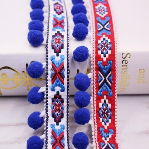 10yards DIY accessories tassel Small hair ball cotton bohemian tassel trimming fringes for sewing clothes Curtains decoration