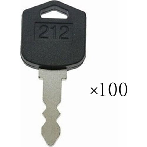 100pc Key For Doosan Daewoo Forklift Skid Steer 212 D554212