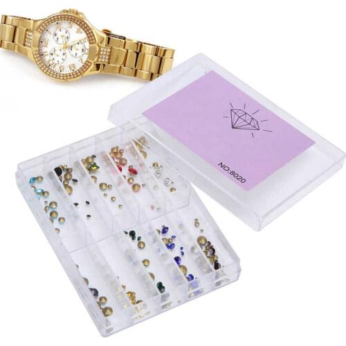 150Pcs Watch Decoration Stone Rhinestone for Watch Jewelry Suitcase Craft Making Tool Part Accessory Watchmaker