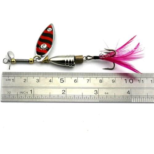 5pcs Metal Spoon Fishing Lure Isca Artificial Sequin Bait Pike Bass Swimbait 9cm 10.5g Feather Hook Spinnerbait Fishing Tackle