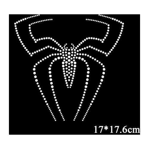 Free Shipping Fashion spider pattern heat transfer rhinestone,motif rhinestone