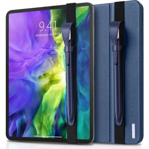 For Apple Pencil Case Holder Leather Tablets Pen Bags Cover Lightweight Shockproof Pencil Case Stylus Pen Protective Pouch