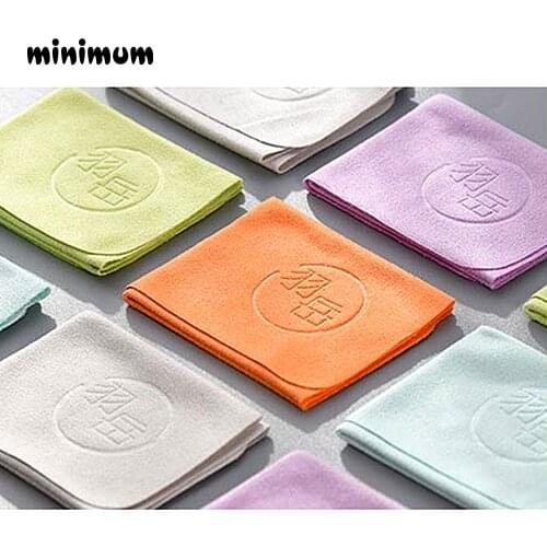 100 pcs/lots Glasses Cleaner Chamois Microfiber Glasses Cleaning Cloth For Lens Phone Screen Cleaning Wipes 150175mm Soft