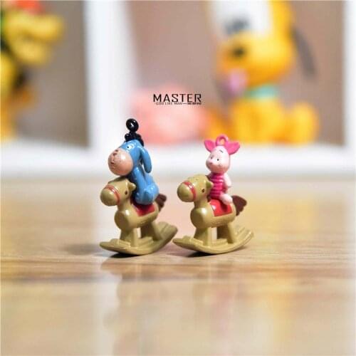 Disney 12piece 3.5cm Winnie the Pooh Eeyore donkey Piglet pig figures toys microlandschaft toys