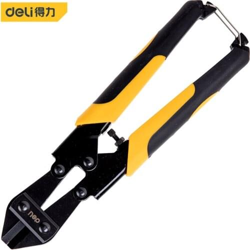 Deli Multifunctional Wire Bolt Cutter Tool Heavy Duty Pliers Strong Shear Lock Chain Thicken Hand Tools Labor Saving Cutters