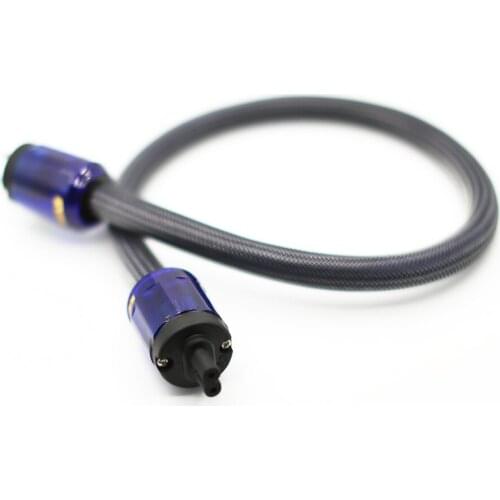 One Piece High Quality Pure Copper US Power Cord Cable Audiophile Power Cord Cable Schuko Plug With Figure 8 IEC C7 AC Cord