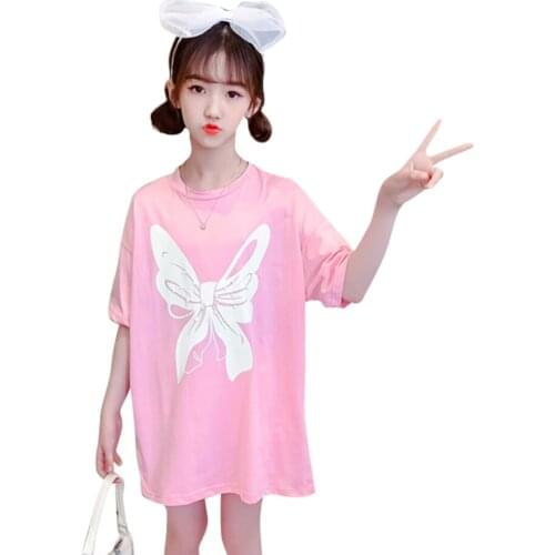 Girls Dress 2021 Dress For Girl Summer Kid Dress Casual Style Childrens Clothing 6 8 10 12 14