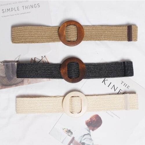 2019 Women Special Offer Belt Cinturon Hombre Cinto Womens Pin Buckle Decorative Cotton And Linen Wide Woven Dress Accessories