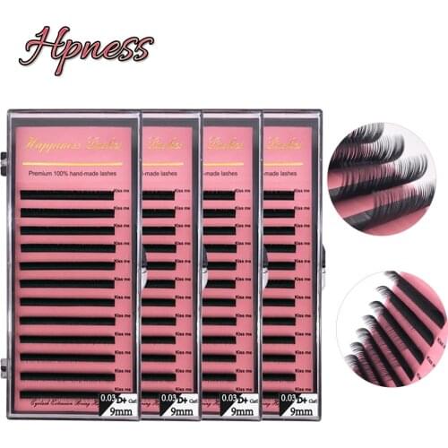 4 Cases Individual Classic Soft Eyelash Extension Eyelashes False Mink Eyelashes Natural Russian Volume Lash Extension Supplies
