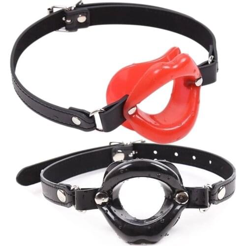 Female Blowjob Toy Sex Slave Silicone Gag Ball BDSM Bondage Restraints Open Mouth Breathable Sex Ball Harness Strap for Women