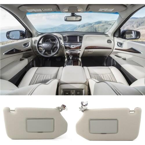 Car Sunshade Shield Sun Visor For Nissan Pathfinder 2013-2018 & For Infiniti QX60 2014 2015 2016 2017 & JX35 2013 Left Driver 2p