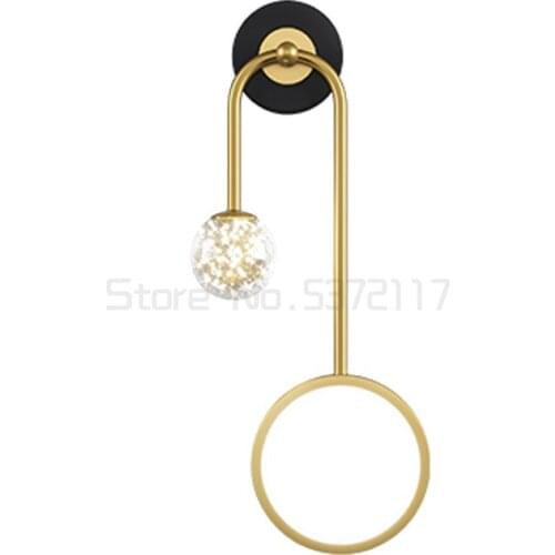 Modern simple bedroom star bedside lamp living room background wall lamp corridor stairs decorative lamps