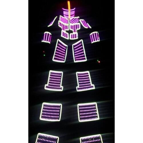 EL Products LED David Guetta Kryoman Robot luminous/glowing costumes/suits/dress/robot costumes/clothes for your stage shows