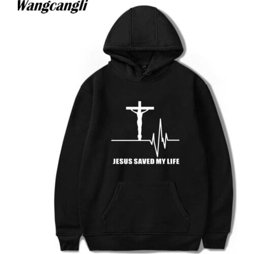 Jesus Christians Hoodies Men/Womens Sweatshirt Jesus Saved My Life Hooded Jesus Cross Jacket Coat Oversize hoody Mens Clothes