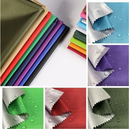 Thin Outdoor Waterproof Fabric Sunbrella Water Resistant Fabric Sunscreen Sunshade Ripstop Umbrella Cloth Tent Material 1 x 1.5M