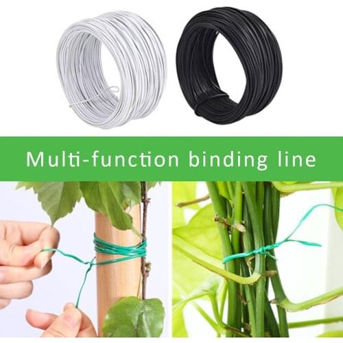 Garden Plant Twist Tie 0.45mm 0.55mm 0.75mm 0.9mm 1.2mm 1.5mm Gardening Iron Wire For Holding Branch/DIY Plant Shape Reusable