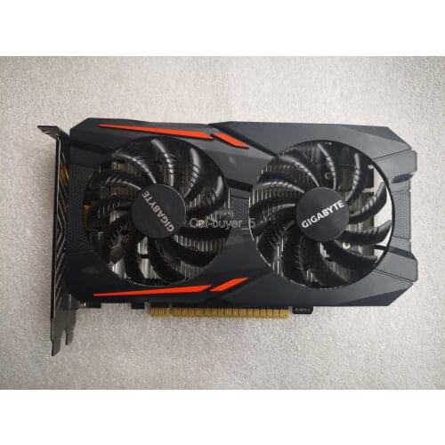 GIGABYTE NVIDIA GeForce GTX1050Ti 4GB GDDR5 PCI-Express Video Card DP/DVI/HDMI