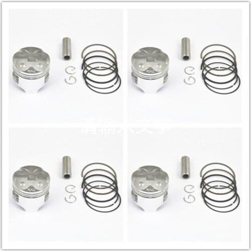 Motorcycle Engine Parts STD +25 +50 Cylinder Bore Size 48.5mm 48.75mm 49mm Piston Ring Kit For Honda CBR250RR KAZ MC22 CBR22