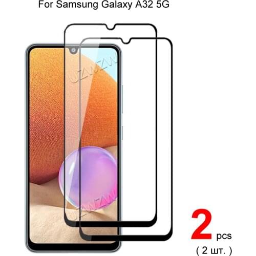 For Samsung Galaxy A32 5G Full Coverage Tempered Glass Phone Screen Protector Protective Guard Film