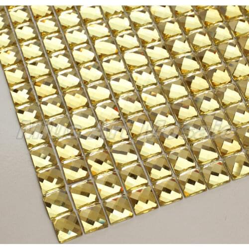 Gold glass tiles mirror mosaic wall tiles KTV decoration B6003