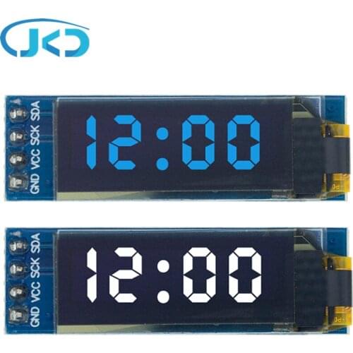 1pcs 0.91 inch OLED module 0.91" white/blue OLED 128X32 OLED LCD LED Display Module 0.91" IIC Communicate