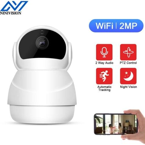 1080P Wifi Video Surveillance Camera Indoor Home Wireless CCTV Auto Tracking PTZ IP Security Camera 2MP Baby Monitor P2P