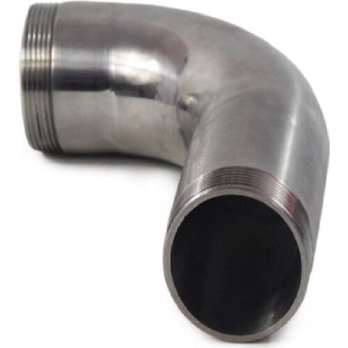 2inch 58mm stainless steel elbow connection with MF filter for air ring blower vacuum pump