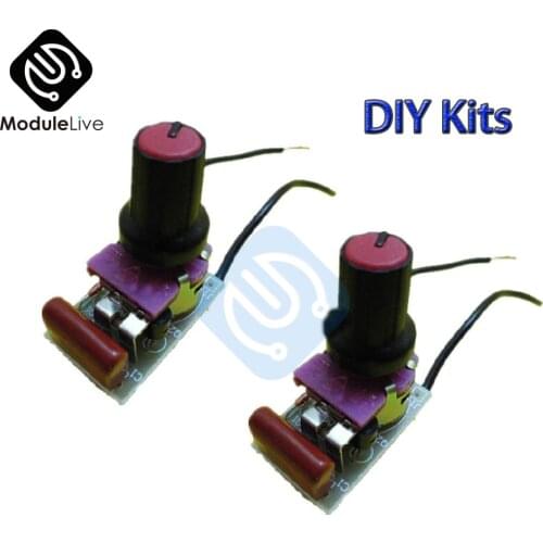 2PCS 100W Switch Speed Regulation Module Dimmer DIY Kit For Arduino Dimming Light Board AC Motor Switch Potentiometer MAC97A6