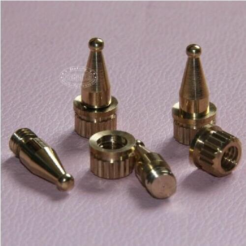 4pcs Screw M8 Copper amplifier Shockproof feet spikes HIFI audio Stand mat AQ