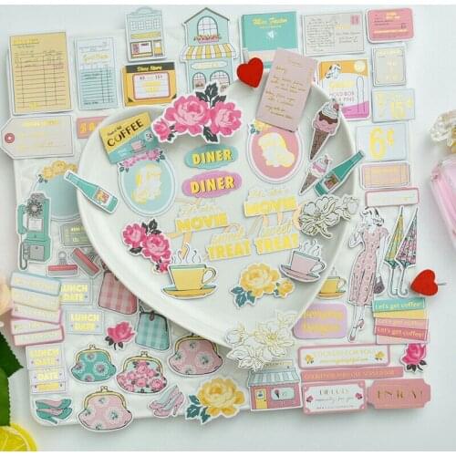 YPP CRAFT 70pc Have a Good Day Cardstock Die Cuts for Scrapbooking Happy Planner/Card Making/Journaling Project