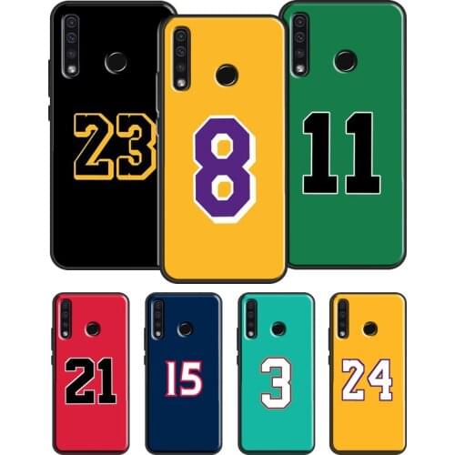 Basketball 23 24 Lucky Number Case For Huawei Honor 8X 7X 9X Pro Honor 20 9 10 Lite 10i 7A 8A V20 Y6 Y7 Y9 2019 Nova 5T