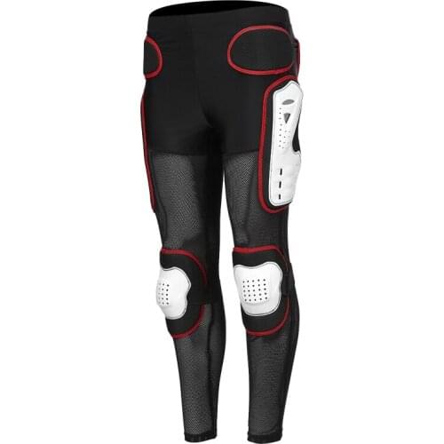 Fury Race Motocross MX Pants Bicycle DH Armor Pants Motobike Breathable Ass Riding Trousers Motocross Racing Hip Knee Protector