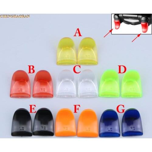 ChengHaoRan 7colors 1x L2 R2 Buttons Trigger Extender Gamepad Pad for PlayStation 4 PS4/PS4 Slim/Pro Game Controller Accessories
