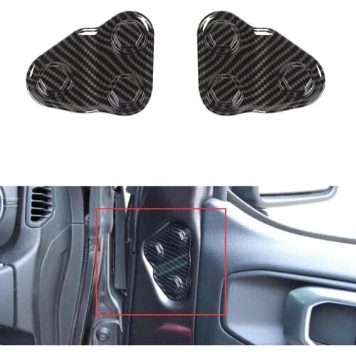 For Jeep Wrangler JL and JT Gladiator 2018+ Car Front Door Screw Protection Cover Trim Stickers Interior Car Accessories