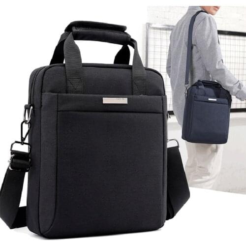 Solid Handbag Men High Quality Waterproof Business Shoulder Bag For Male Fashion Oxford Messenger Bags Ipad Crossbody Bags X56C