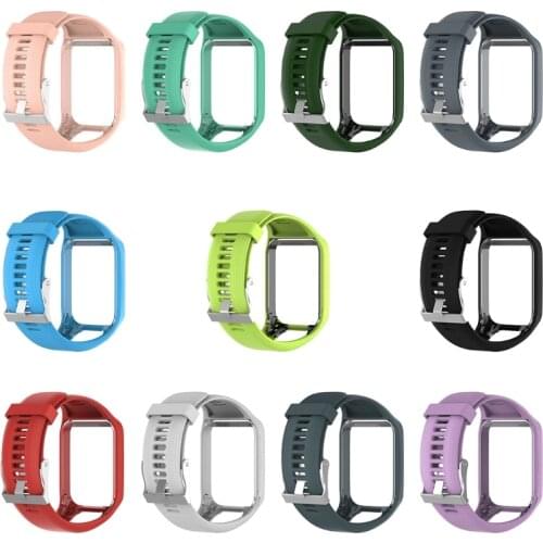 New Silicone Replacement Wrist Band Strap For TomTom Runner 2 3 Spark 3 GPS Watch